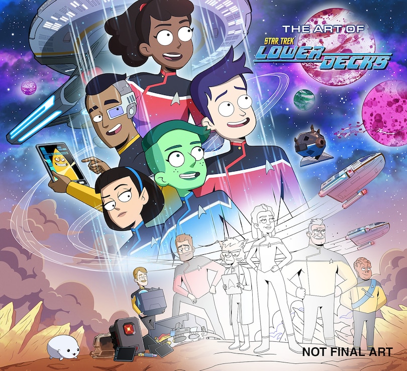 Front cover_The Art of Star Trek: Lower Decks