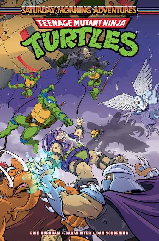 Front cover_Teenage Mutant Ninja Turtles: Saturday Morning Adventures, Vol. 8