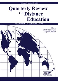 Front cover_Quarterly Review of Distance Education Vol 23 Issue 2