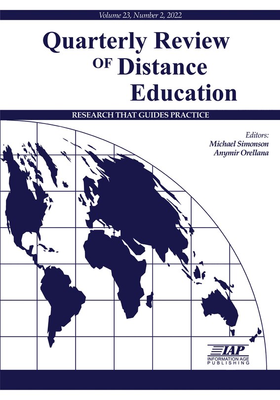 Front cover_Quarterly Review of Distance Education Vol 23 Issue 2