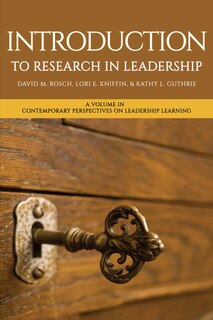 Front cover_Introduction to Research in Leadership