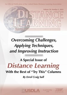 Front cover_Special Issue of Distance Learning Vol 20 Issue 2