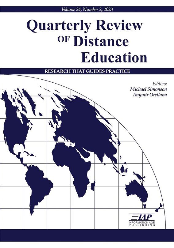 Front cover_Quarterly Review of Distance Education Vol 24 Issue 2