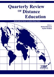 Couverture_Quarterly Review of Distance Education Vol 24 Issue 4