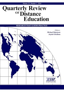 Front cover_Quarterly Review of Distance Education Vol 25 Issue 1