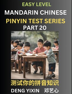 Front cover_Chinese Pinyin Test Series for Beginners (Part 20)