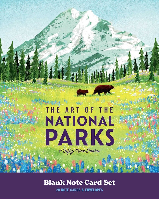 Front cover_Art of the National Parks Boxed Note Card Set