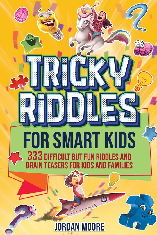 Front cover_Tricky Riddles for Smart Kids