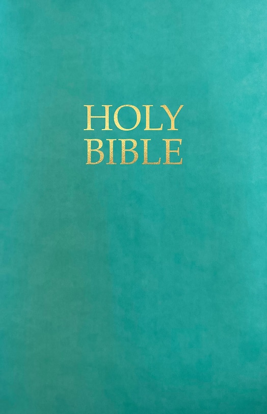 Front cover_Kjver Gift and Award Holy Bible, Deluxe Edition, Coastal Blue Ultrasoft