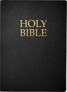 Couverture_KJVER Holy Bible, Large Print, Black Bonded Leather, Thumb Index