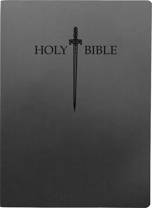 Front cover_KJVER Sword Holy Bible, Large Print, Black Ultrasoft, Thumb Index