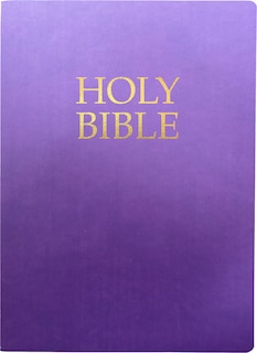 Couverture_KJVER Holy Bible, Large Print, Royal Purple Ultrasoft