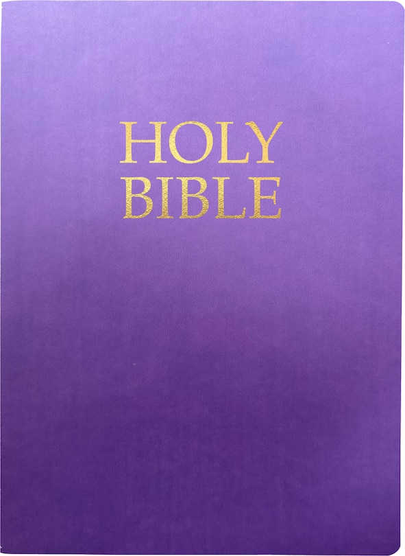 Couverture_KJVER Holy Bible, Large Print, Royal Purple Ultrasoft