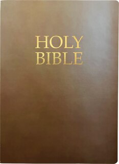 Front cover_KJVER Holy Bible, Large Print, Coffee Ultrasoft