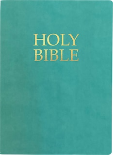 Couverture_KJVER Holy Bible, Large Print, Coastal Blue Ultrasoft