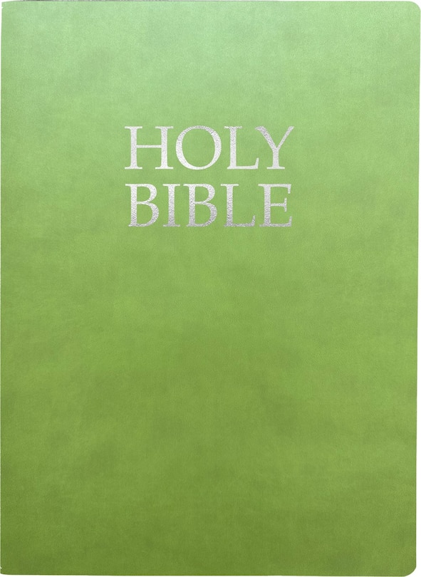 Front cover_KJVER Holy Bible, Large Print, Olive Ultrasoft