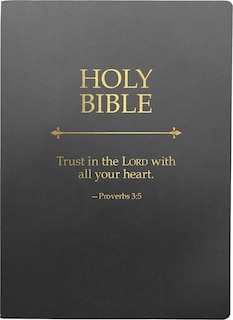 Front cover_KJVER Holy Bible, Trust In The Lord Life Verse Edition, Large Print, Black Ultrasoft
