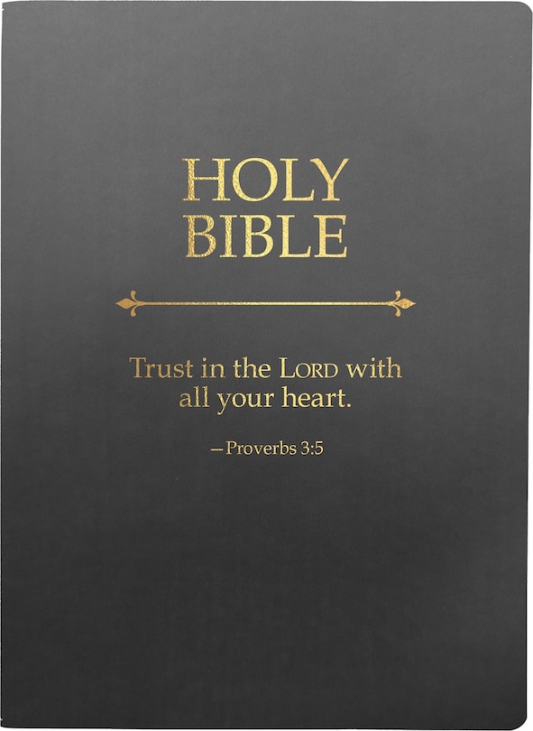 Front cover_KJVER Holy Bible, Trust In The Lord Life Verse Edition, Large Print, Black Ultrasoft