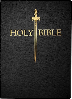 Front cover_KJV Sword Bible, Large Print, Black Bonded Leather, Thumb Index