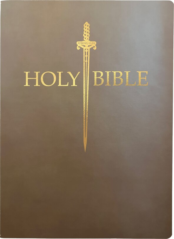 Front cover_KJV Sword Bible, Large Print, Coffee Ultrasoft
