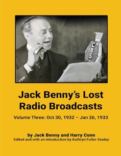 Couverture_Jack Benny's Lost Radio Broadcasts - Volume Three