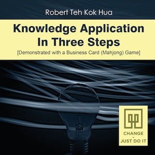 Couverture_Knowledge Application In Three Steps