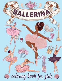 Couverture_Ballerina Coloring Book for Girls