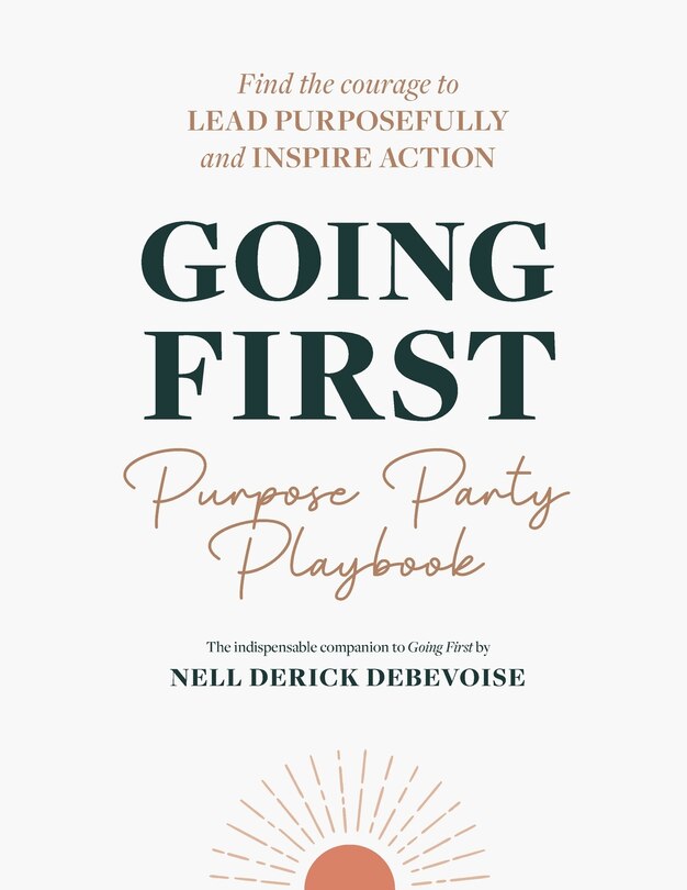 Couverture_Going First Purpose Party Playbook