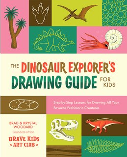 Front cover_The Dinosaur Explorer's Drawing Guide For Kids