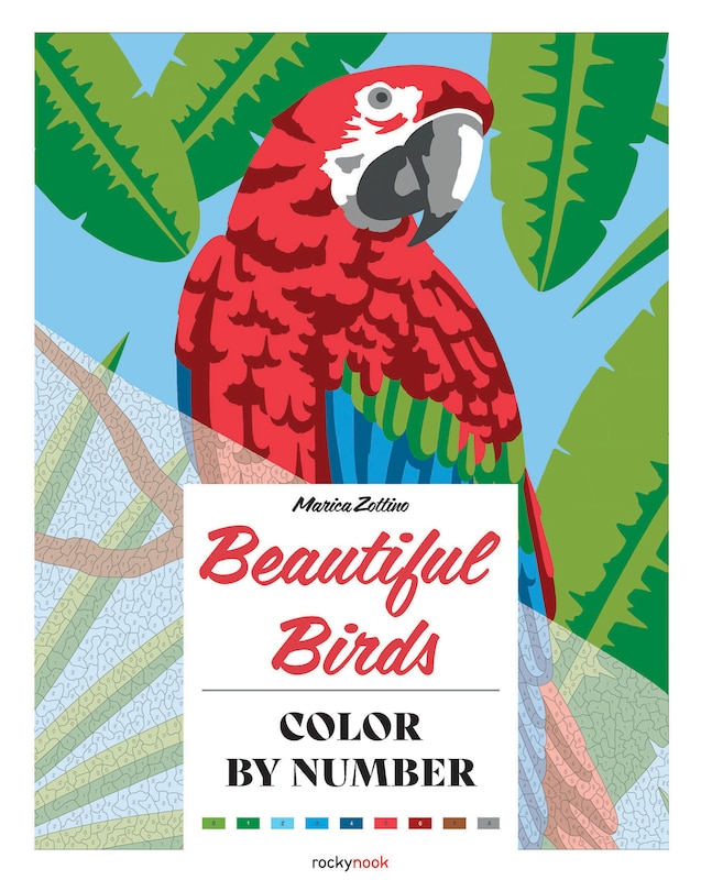 Front cover_Beautiful Birds: Color By Number