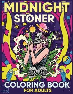 Front cover_Midnight Stoner Coloring Book for Adults