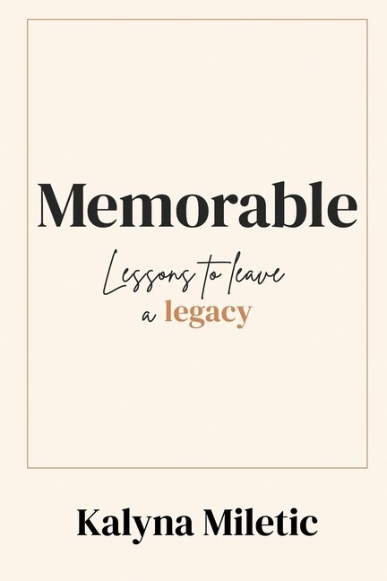 Front cover_Memorable