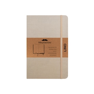 Couverture_Moustachine Classic Linen Pocket Light Tan Blank Hardcover