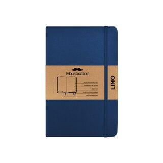 Couverture_Moustachine Classic Linen Pocket Dark Blue Blank Hardcover