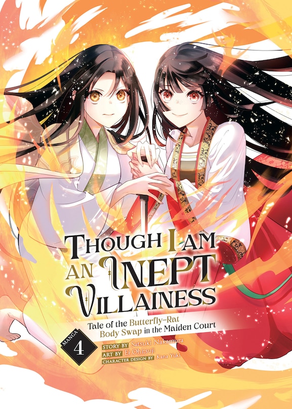 Couverture_Though I Am an Inept Villainess: Tale of the Butterfly-Rat Body Swap in the Maiden Court (Manga) Vol. 4