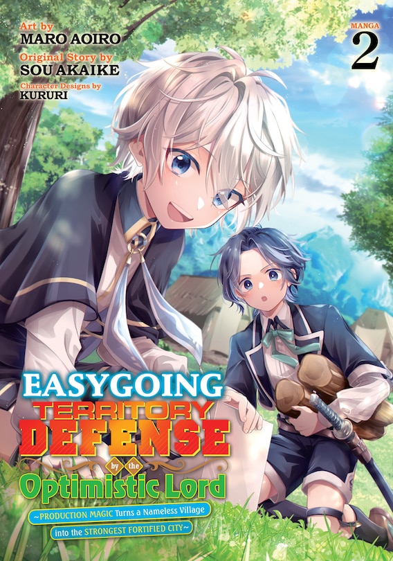 Front cover_Easygoing Territory Defense by the Optimistic Lord: Production Magic Turns a Nameless Village into the Strongest Fortified City (Manga) Vol. 2