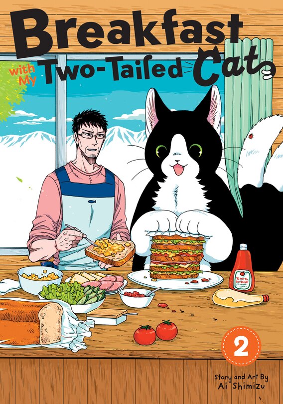 Front cover_Breakfast with My Two-Tailed Cat Vol. 2