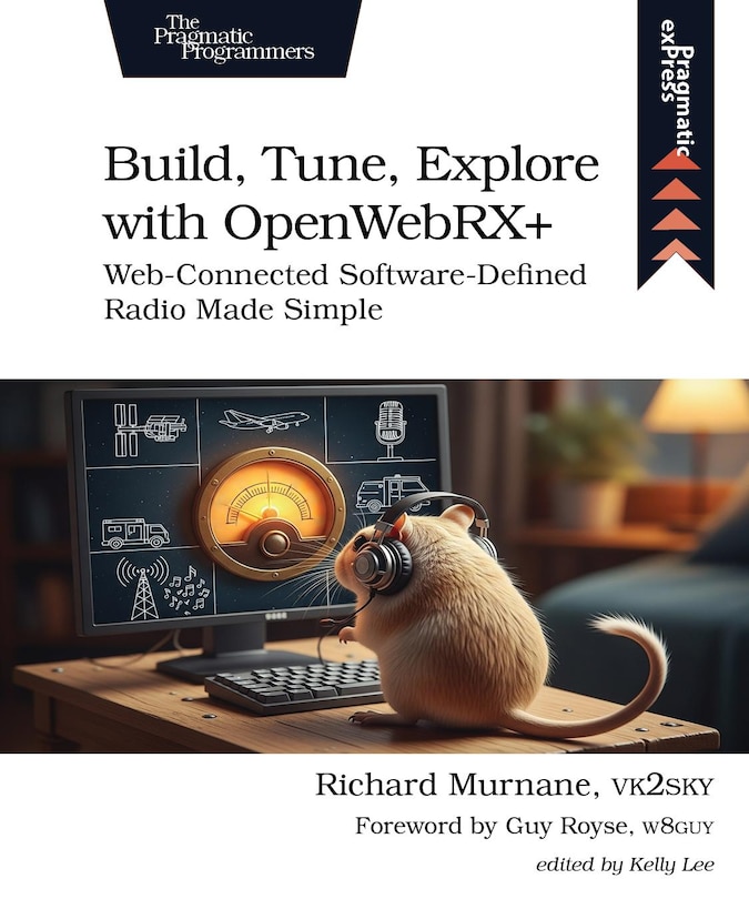 Front cover_Build, Tune, Explore with OpenWebRX+