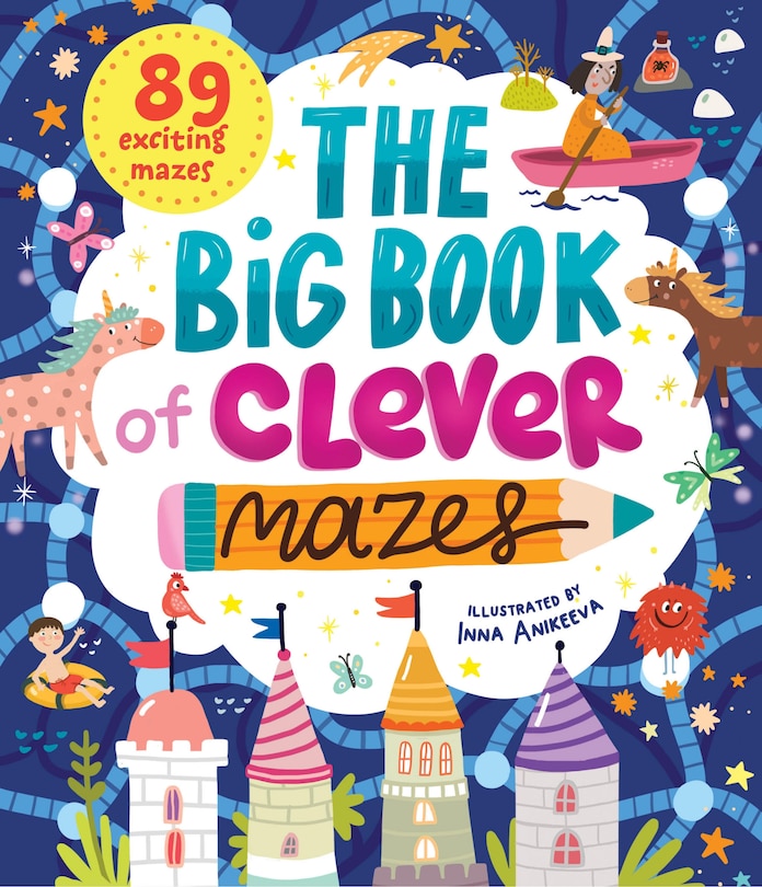 Front cover_The Big Book of Clever Mazes