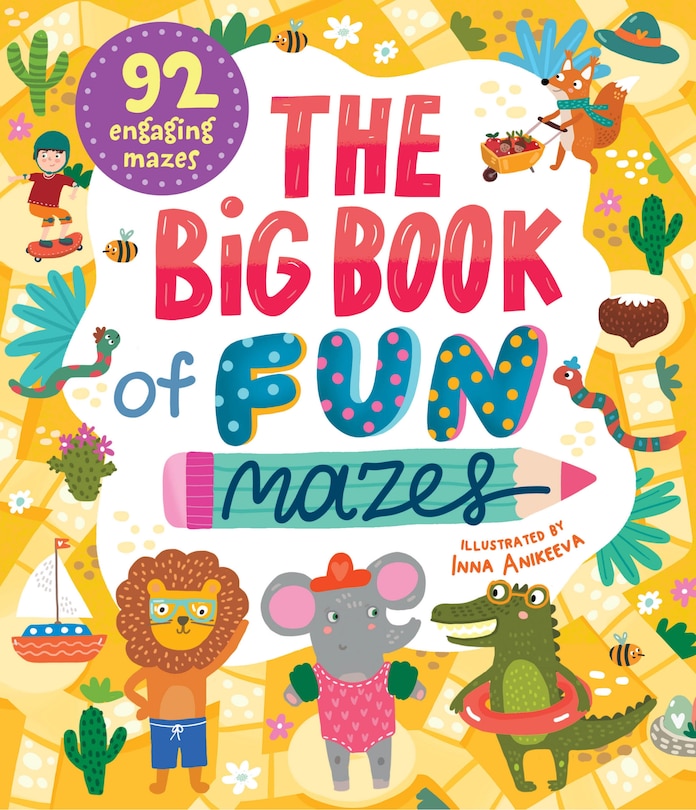Front cover_The Big Book of Fun Mazes