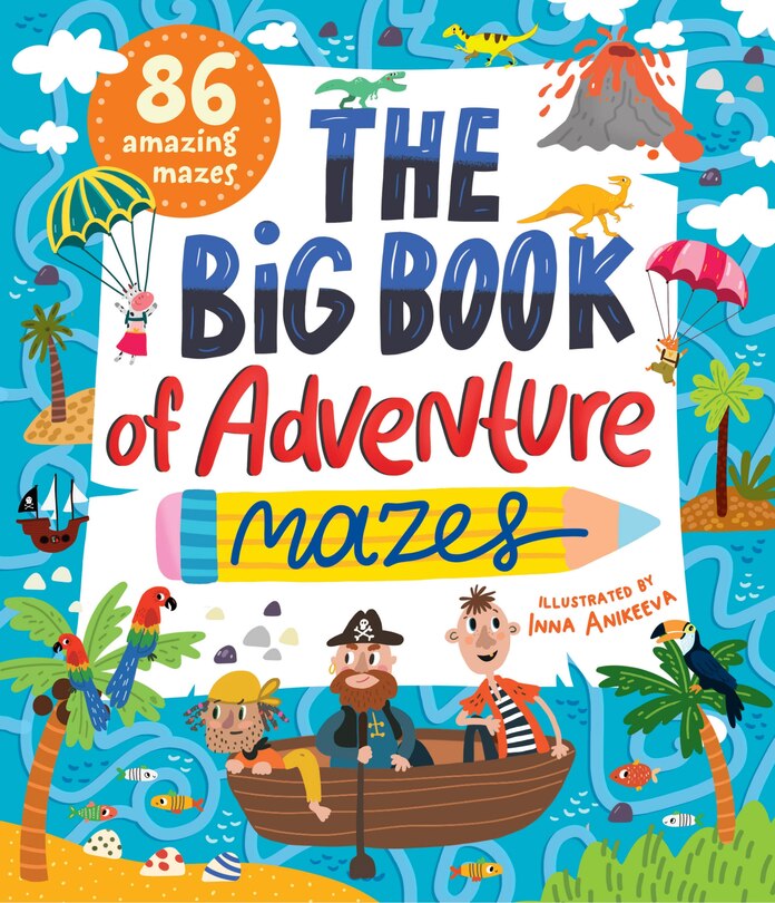 Front cover_The Big Book of Adventure Mazes