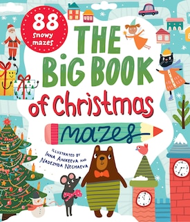 Front cover_The Big Book of Christmas Mazes