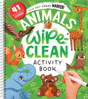 Front cover_Animals Wipe-Clean Activity Book
