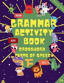 Couverture_English Grammar Activity Book - Parts of Speech - Level 2 (Crossword Puzzle, 8-10 years)
