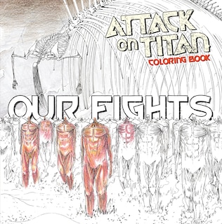 Couverture_Attack on Titan Coloring Book 2: Our Fights