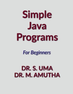 Front cover_Simple Java Programs
