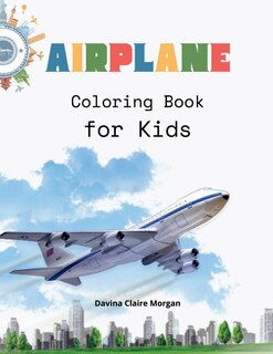 Front cover_Airplane Coloring Book for Kids