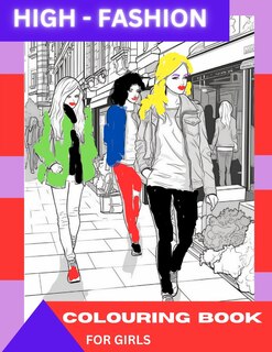 Front cover_HIGH FASCHION Colouring Book