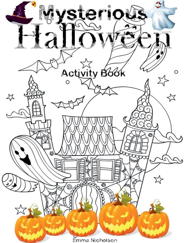 Front cover_Mysterious Halloween Activity Book