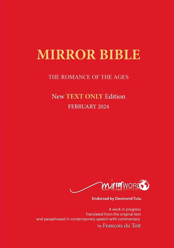 Front cover_Latest PAPERback MAY 2025 Edition TEXT ONLY Mirror Bible Including ACTS 1-20 [Without Commentary & Study notes]